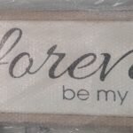 60Cm Forever/ Kiss Word Plaque Wall Art