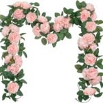 6 Rose/Gyp Garland 3Cols Asstd Flower