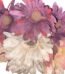 Cream pink plum gerbera-style artificial flower stem for vase arrangement and elegant home floral décor