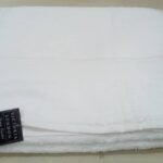 Vl - Bath Sheet Popcorn - 600Gsm -White 2X24