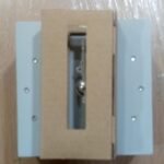 Clock- Light Grey Cube W/Gems 10Cm