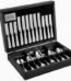 Laurence Llewelyn-Bowen 44pc Feast cutlery set in a wooden canteen for luxury dining in Lagos, Nigeria