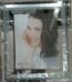 Mirrored 8x10 Astoria photo frame with a floating crystal border for luxury home decor in Lagos, Nigeria.