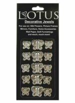 Jewels Asstd Butterflies Decoration - Red (43 Sheets) - Image 2