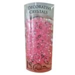 Acrylic Diamond Pale Pink Ornament – 1cm Decorative Vase Filler Accent