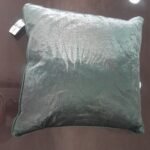 Green Base With Mettalic Palm Print Wall Art