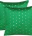 Luxury 45x45cm velvet throw pillow with diamante crystal embellishments for elegant home decor in Lagos, Nigeria