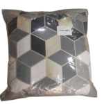 Cube Design Print Gold  Throw Pillows