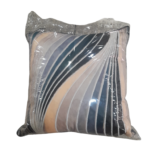 Emb Waves Blue 45 X 45 Throw Pillow