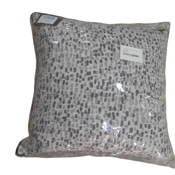 43x43 dash design weave throw pillow with textured fabric for modern sofa and living room décor in Lagos home