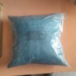 Cut Velvet Cushion Dots Blue 43 X 43