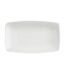 Orientix rectangular plate 310x185mm white porcelain serving plate on dining table Lagos Nigeria