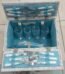 Monsoon hummingbird 4 person picnic hamper wicker basket with plates and glasses in Lagos, Nigeria