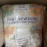 Quilt Sateen Stripe All Seasons 13.5Tog King Bed Duvet