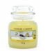 Classic small jar vanilla scented candle for home use, sweet creamy fragrance for relaxation and cozy ambience in Lagos