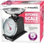Mechanical Kitchen Scale Up To 5 Kg- Black