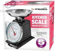 5038673183947 Mechanical Kitchen Scale Up To 5 Kg- Black - Image 1