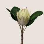 Artificial Flowers King Flower Cream