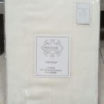 T400 Flat Bed Sheet Super King Bed Cream