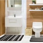 Jersey 2Pc Bath Mat Retail Pack Grey