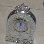Home Deco New Clock Medium Silver