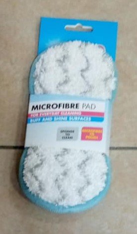 5050565855770 Double Sided Microfibre Scrubbing Pad Asstd Colours - Image 1