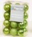 Apple green Christmas ornament balls 24 pack 60mm multi finish hanging decorations on tree Lagos Nigeria