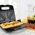 Kitchenperfected 2 Slice Sandwich & Omelette Maker - Black