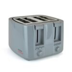 Kitchenperfected 4 Slice Extra-Wide Slot Toaster - Anthracite Grey
