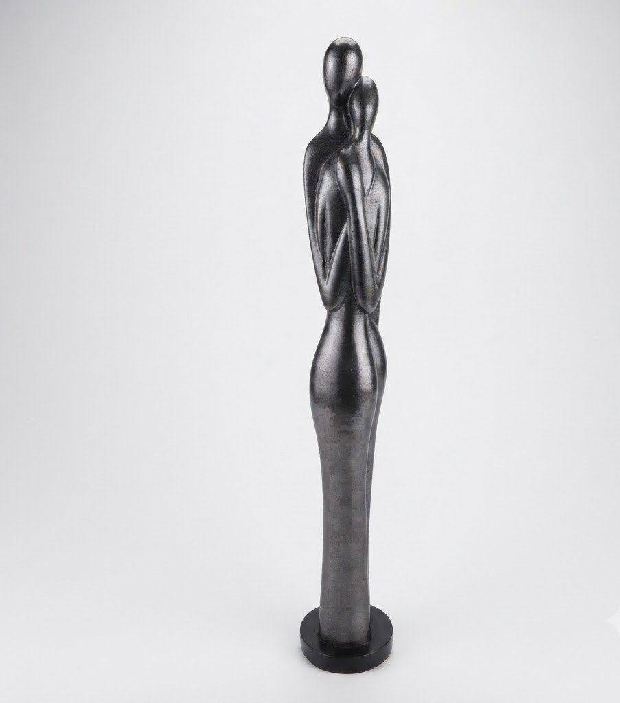80cm couple sculpture large romantic resin decor floor ornament modern home Lagos Nigeria