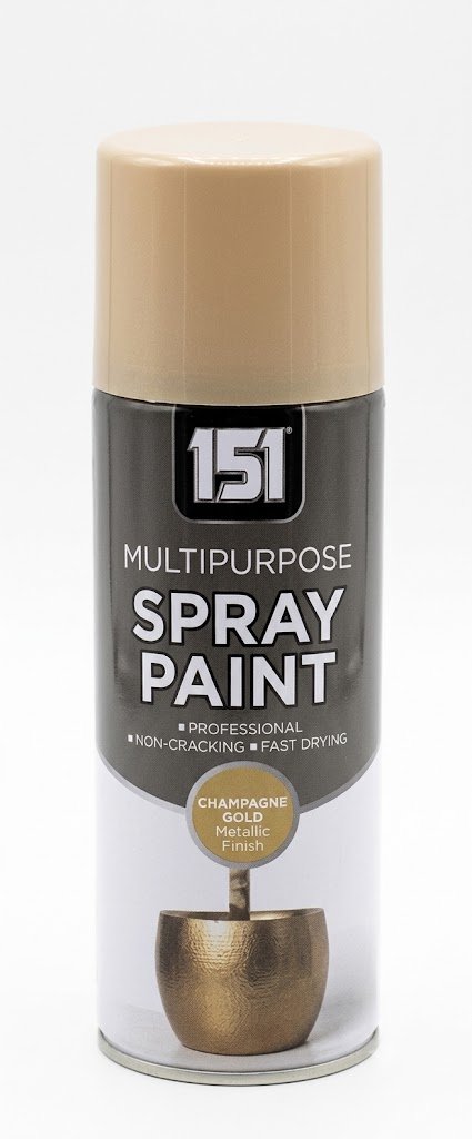 151 champagne gold metallic gloss spray paint 400ml for furniture and DIY multi-surface projects in Lagos, Nigeria