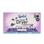 Swirl Laundry Sheets Lavender 35Pk