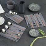 Salter 16Pc Metallic Cutlery Set - Champ