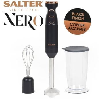 5054061418415 Salter Nero Blend & Whisk Pro - Image 1