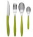 Swan Oslo 24-piece lime green cutlery set for vibrant dining and kitchen décor in Lagos, Nigeria