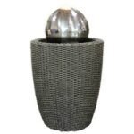 Gravity Water Fountain Blue Led 35X35X661