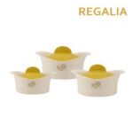 Regalia Insulated Casserole Set 3 Pc Beige