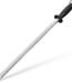 Manual knife sharpener for kitchen knives to restore sharp blades quickly and safely at home