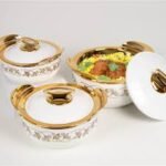 Durane Verto Insulated Hot Pot Food Cooler Set 3 Pc White 1200L