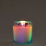 Blue Led Colour Changing Candle Scented Midnight Patchouli