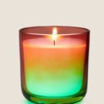 Tiffany Pom Pom 3 Wick Candle Scented Lime Basil & Manderin
