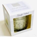 Led Gel Candle With Light Up Silver Stars Scented Midnight P