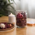 Pot Pourri In Glass Jar Scented Winter Berries