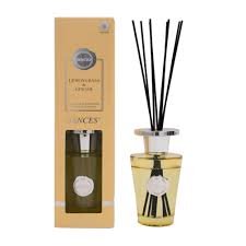 5056254514898 300Ml Sences Premium Reed Diffuser Scented Lemongrass & Ging - Image 1