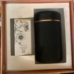 Battery Operated Black & Rose Gold Atomiser & 15 Perfume