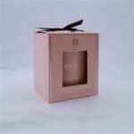 160Gm Soy Candle In Pink Gift Box Scented Orris & Sandalwood