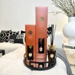 300Ml Reed Diffuser With Silver Top Scented Wood Spice