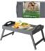 Bamboo folding breakfast tray portable serving tray for bed or table in Lagos, Nigeria
