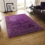 Purple Shaggy Rug 5 By 7