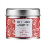 Home Sweet Pea & Rose Candle In A Tin